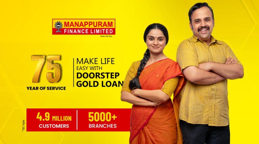 Manappuram Finance Ltd Unveils Innovative 'Make Life Easy With Doorstep Gold Loan' Campaign to Revolutionize Gold Loan Accessibility Nationwide